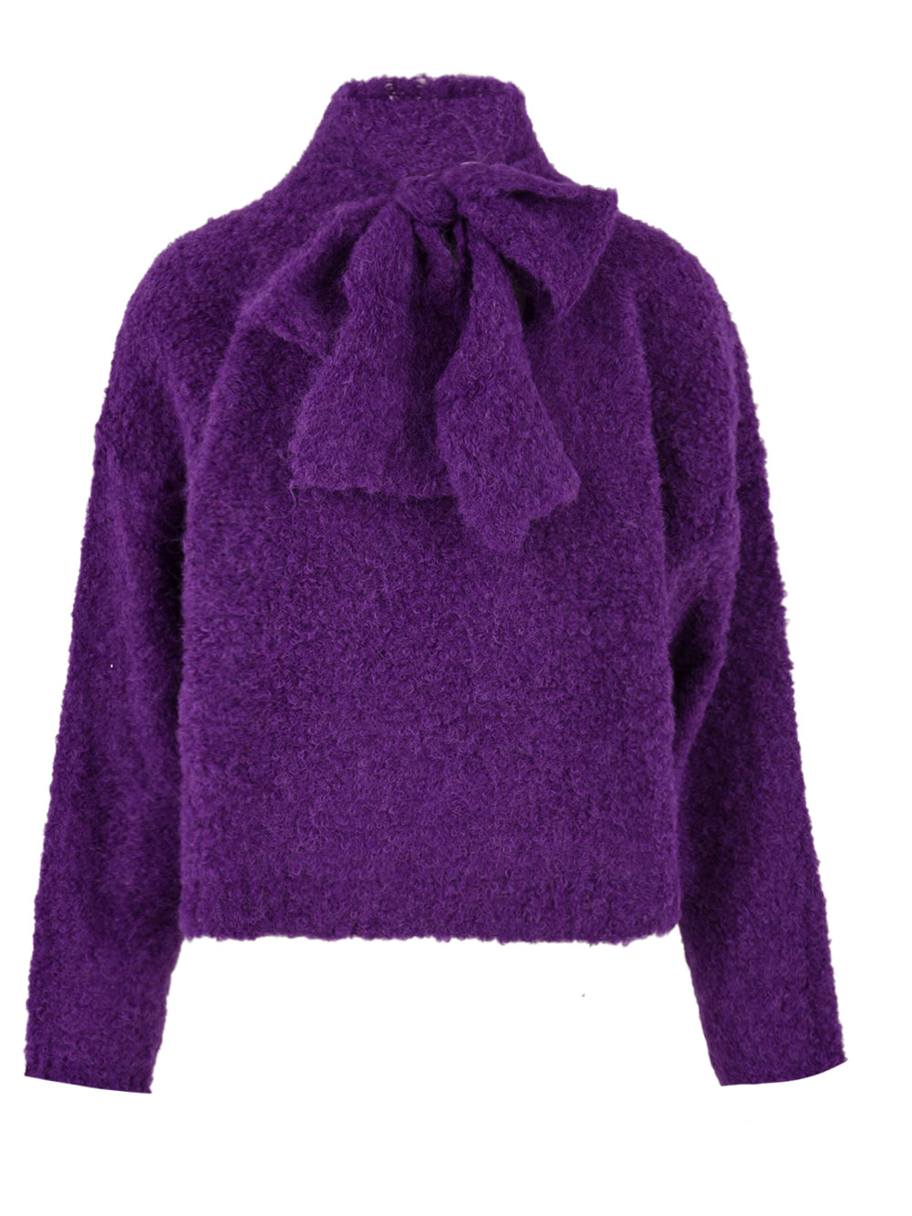 Maglione Donna Trecce Viola - Velvet Snack