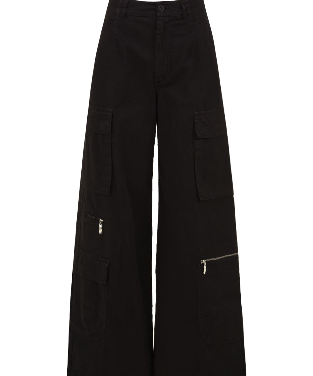 Pantalone EUROPEAN CULTURE Donna 06Z0-3836 Nero