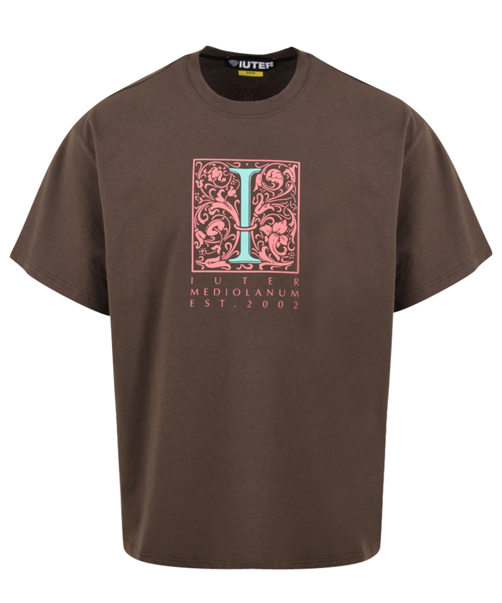 T-shirt IUTER Uomo 24WITS31 Marrone