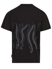 T-shirt OCTOPUS Uomo 24WOTS03 Nero