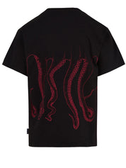 T-shirt OCTOPUS Uomo 24WOTS18 Nero