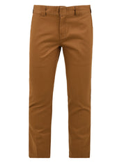 Pantalone Uomo slim fit in misto cotone marrone