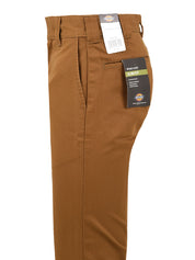 Pantalone Uomo slim fit in misto cotone marrone