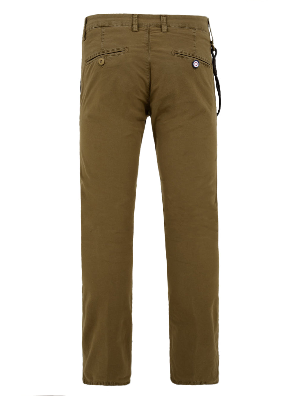 Pantalon homme slim avec lacet en cuir