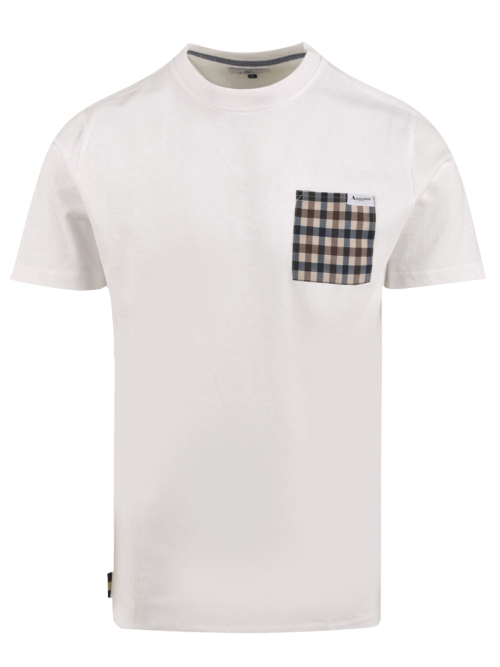 T-shirt AQUASCUTUM Uomo B004 TS003 Bianco