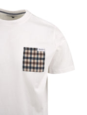 T-shirt AQUASCUTUM Uomo B004 TS003 Bianco