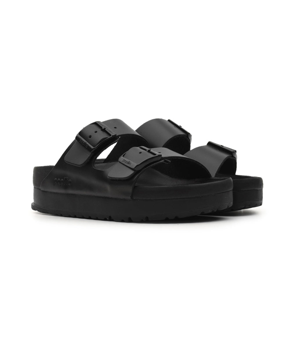 Sandalo donna Arizona Pap Flex Platform con cinturini in pelle