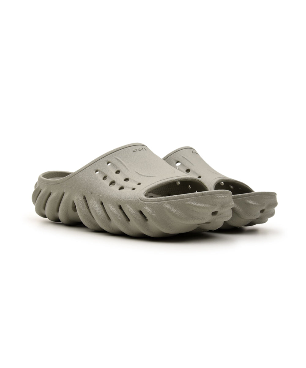 Sandalo unisex Echo Slide con fori grigio