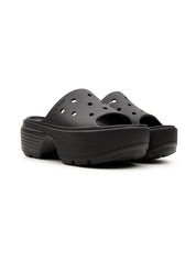 Sandalo unisex Stomp Slide con tacchetti nero