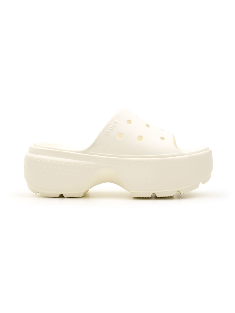 Sandalo unisex Stomp Slide con tacchetti bianco