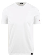 T-shirt Uomo Bianca con patch logo