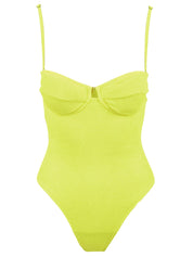 Costume intero giallo Effek Donna