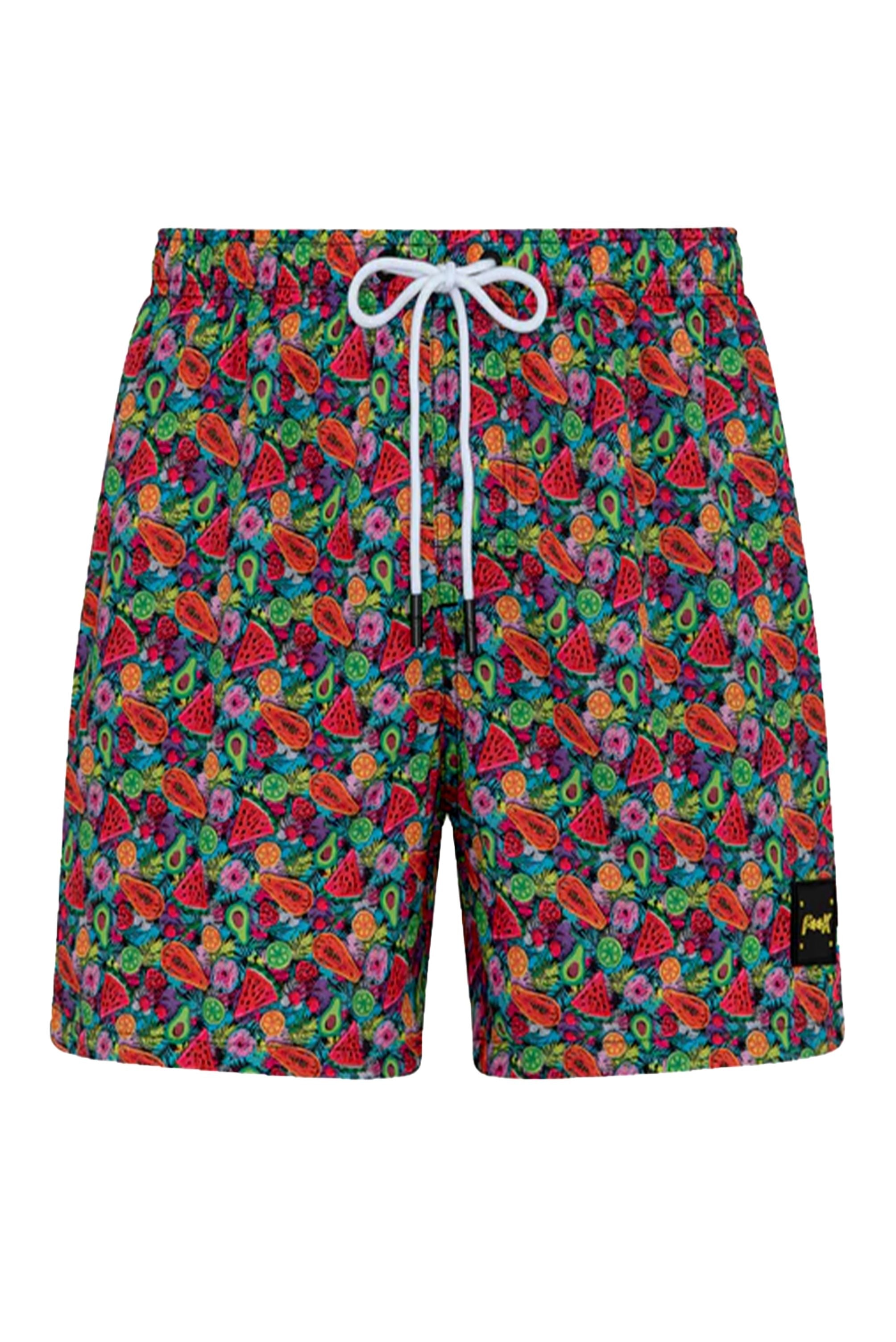 Costume uomo fantasia mood tropical multicolore