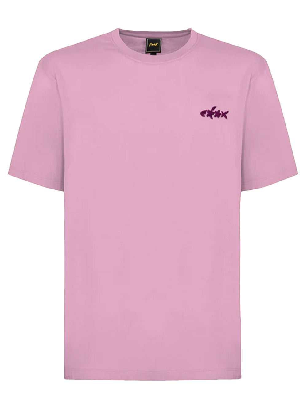 T-shirt Uomo rosa con logo