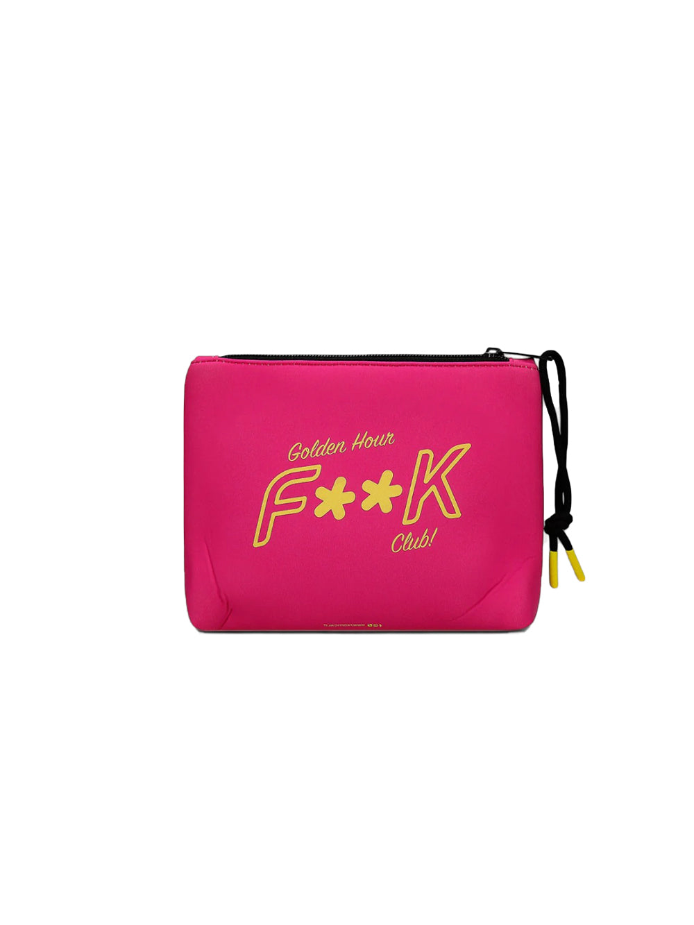 Fuchsia women's beach clutch bag