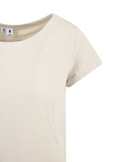 T-shirt bianca svasata donna European Culture