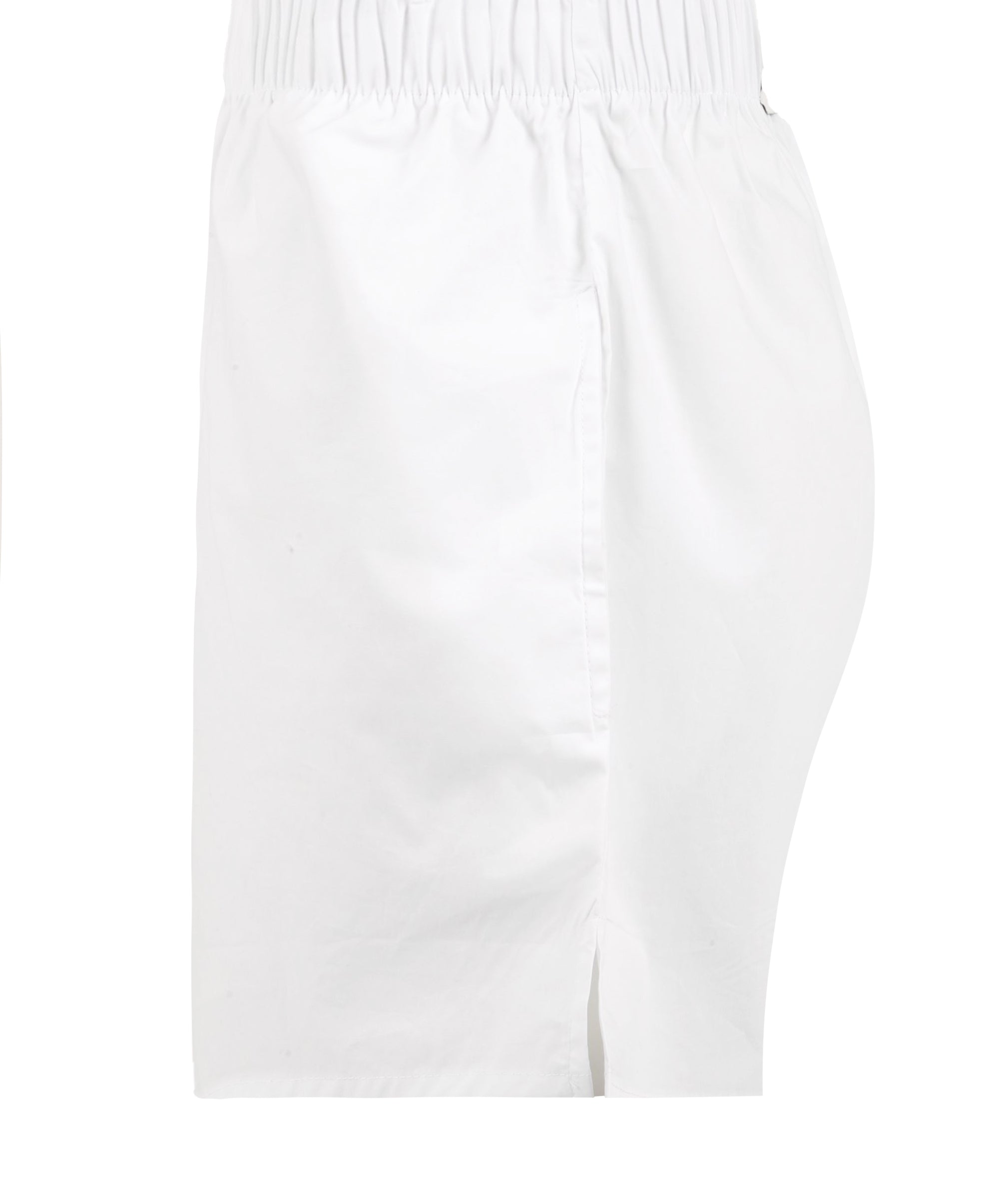 Shorts donna bianchi in cotone con bottoni davanti