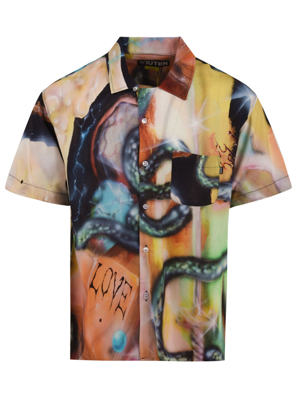 Camicia IUTER Uomo Slime con stampa multicolore