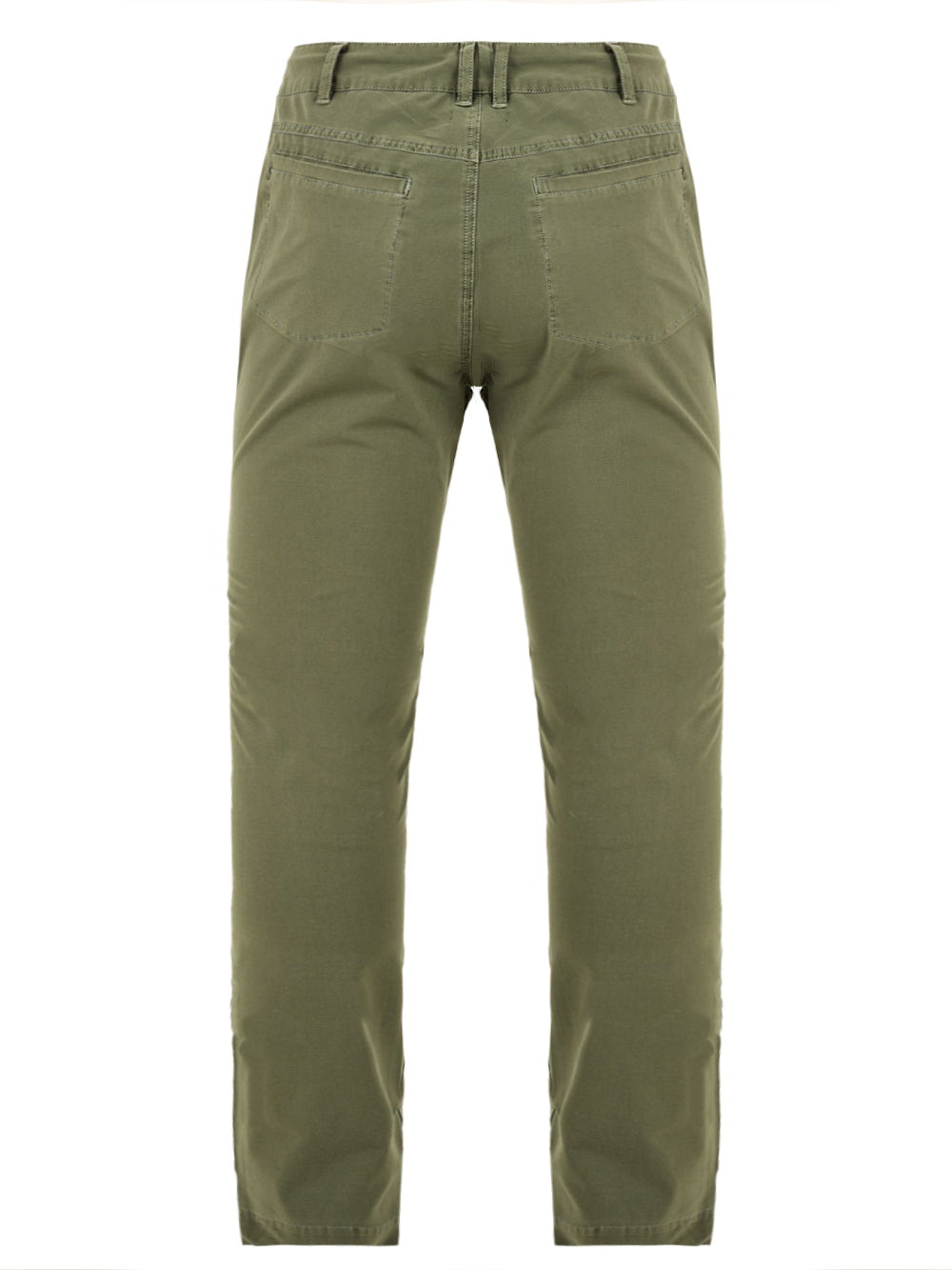 Pantalone uomo Praslin in cotone verde con logo