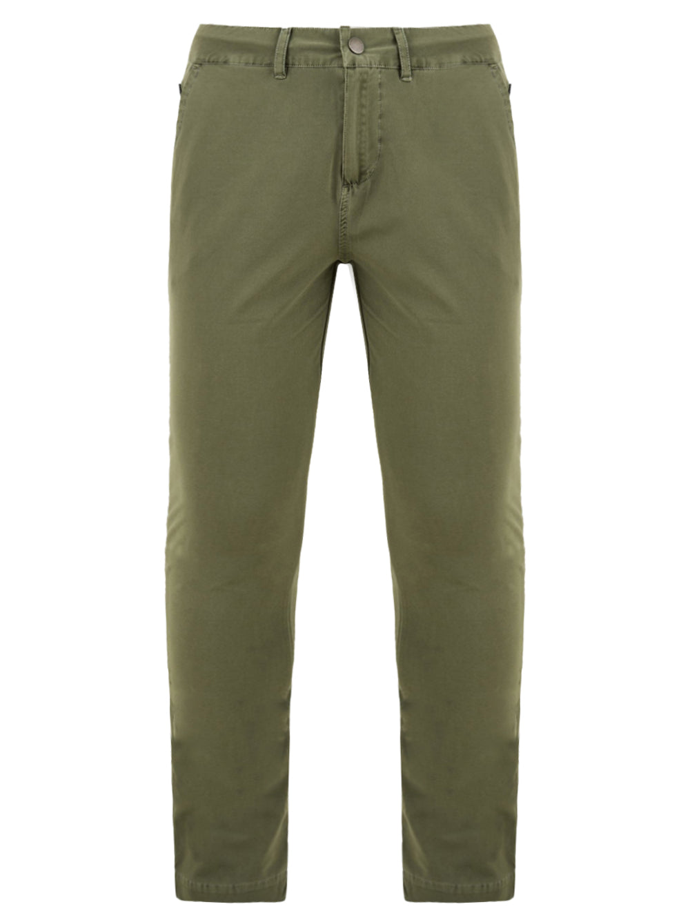 Pantalone uomo Praslin in cotone verde con logo