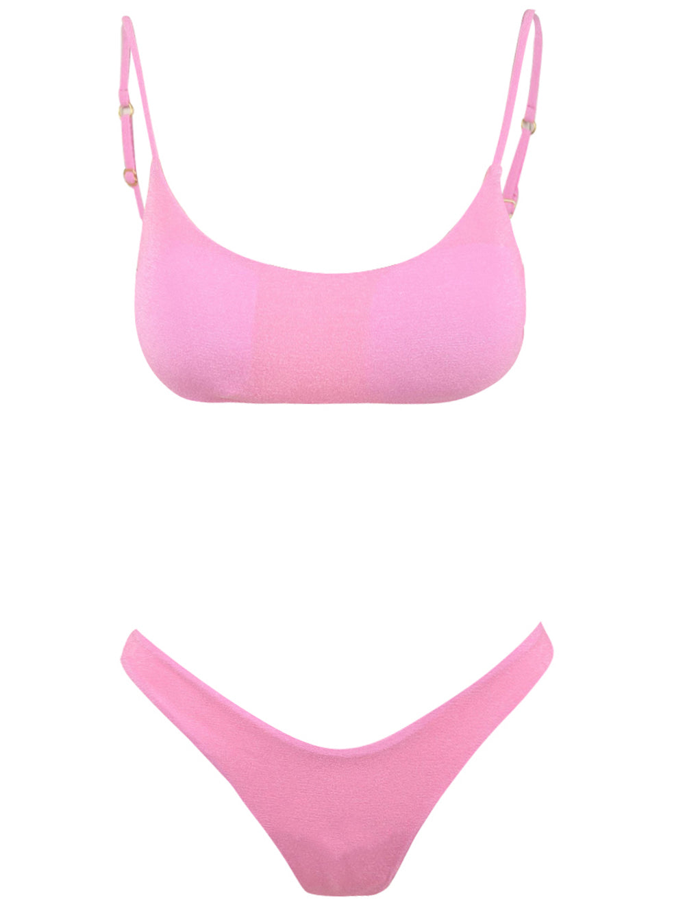 Costume Donna Dora in tessuto spugna rosa con bretelle