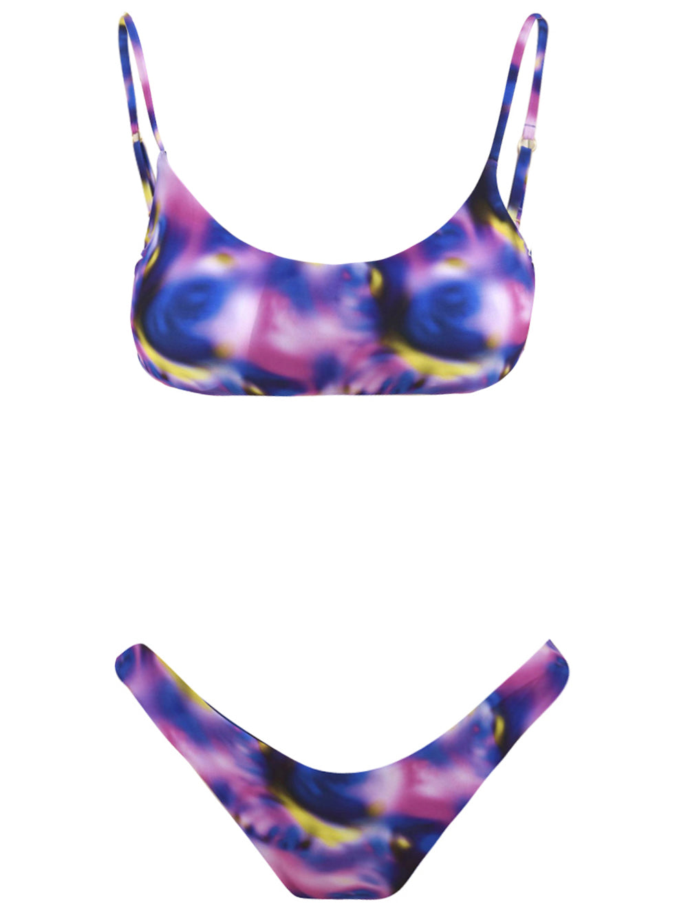 Costume Donna Dora Tie Dye stampa viola regolabile