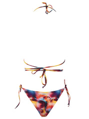 Costume Donna Kate Tie Dye con lacci arancione