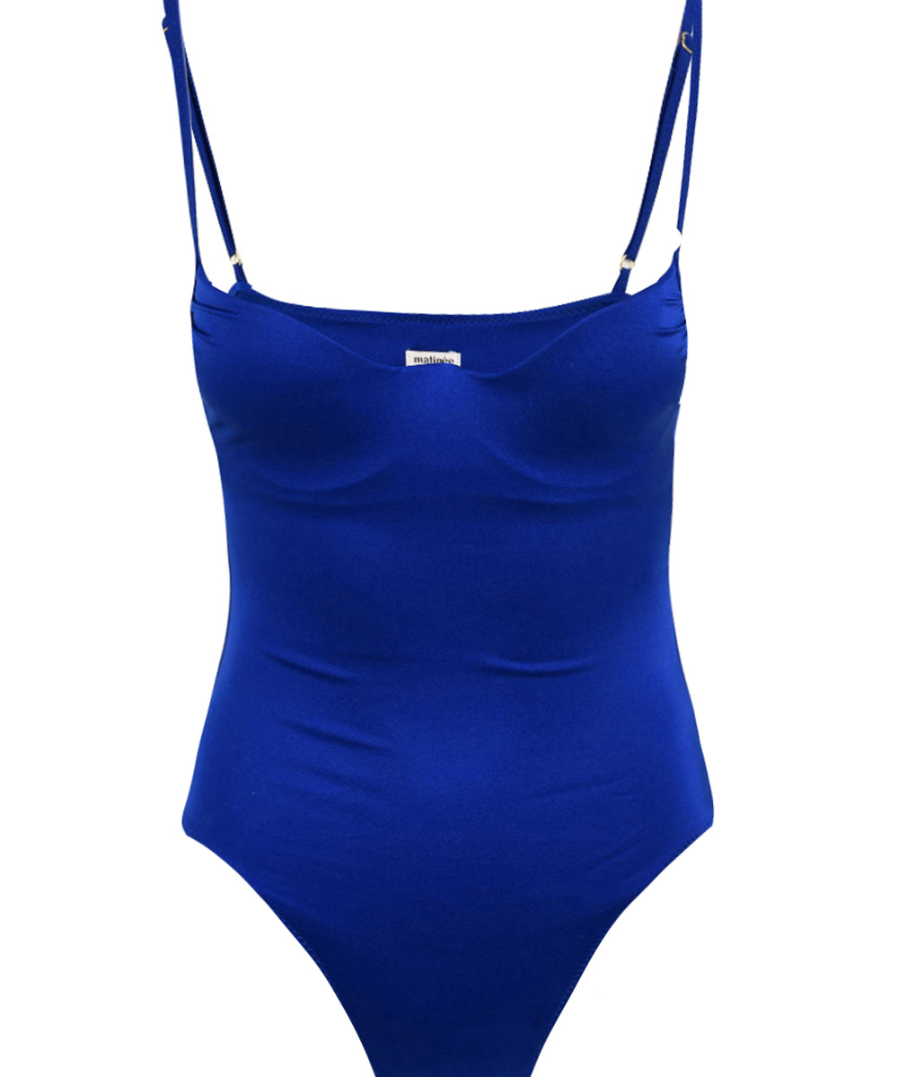 Costume Donna Bea intero bluette regolabile