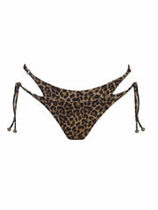 Costume Donna Angele doppio slip maculato con lacci