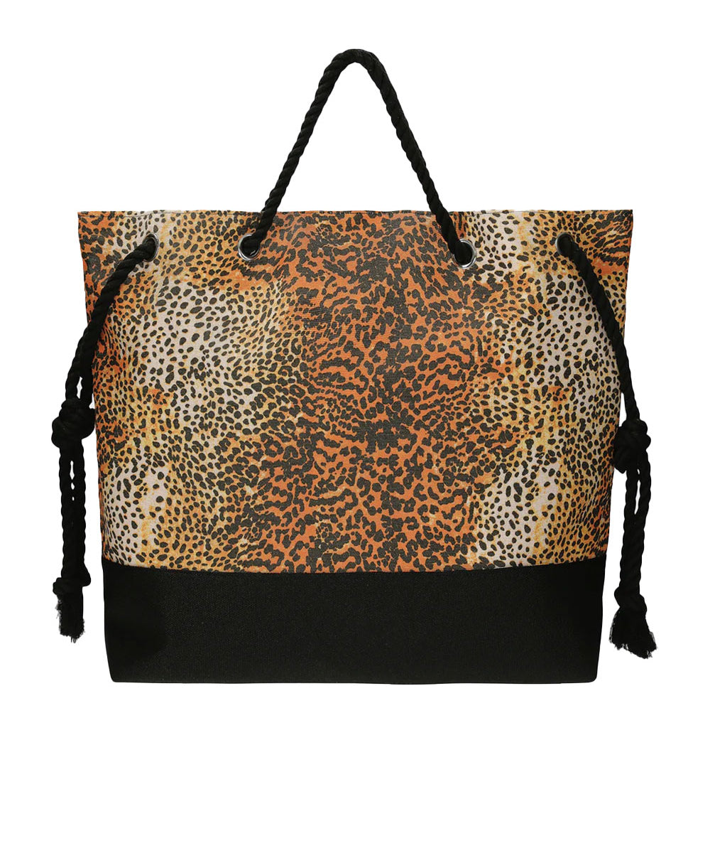 Borsa donna a secchiello animalier