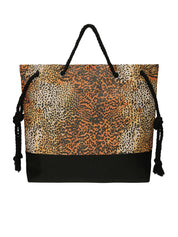 Borsa donna a secchiello animalier