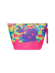 Pochette donna multicolore da mare con cinturino