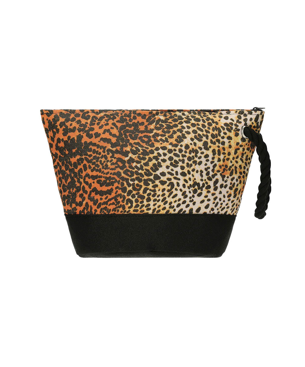 Pochette donna fantasia animalier da mare con cinturino