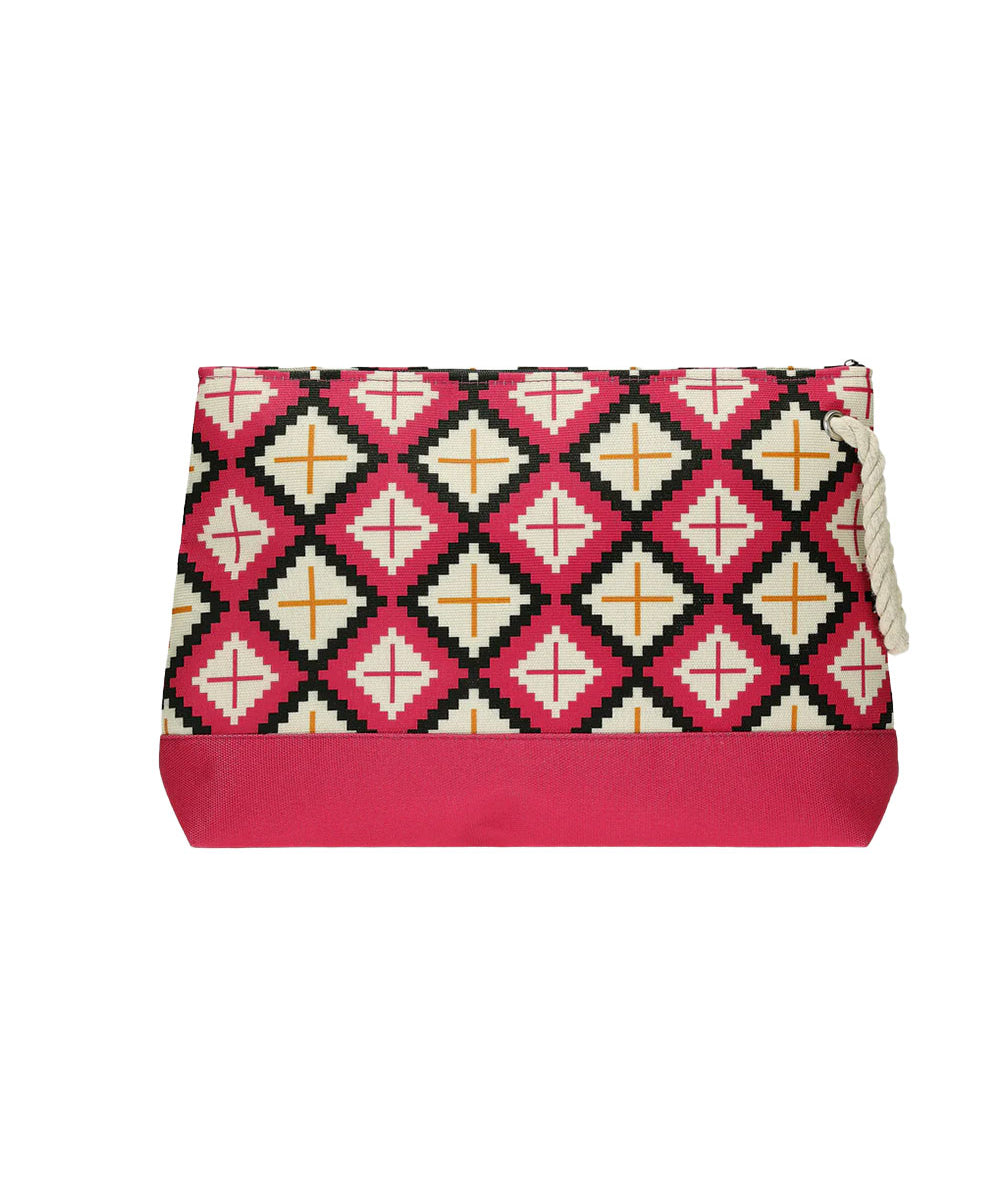 Pochette Donna multicolore con zip