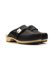 Sabot Donna Pescura Clog 50 in pelle nero