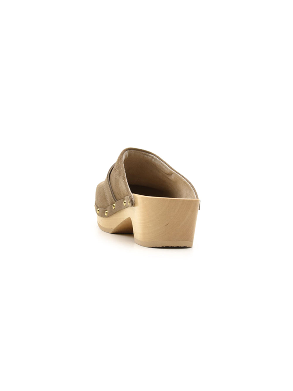 Sabot Donna Pescura Clog 50 in pelle scamosciata beige