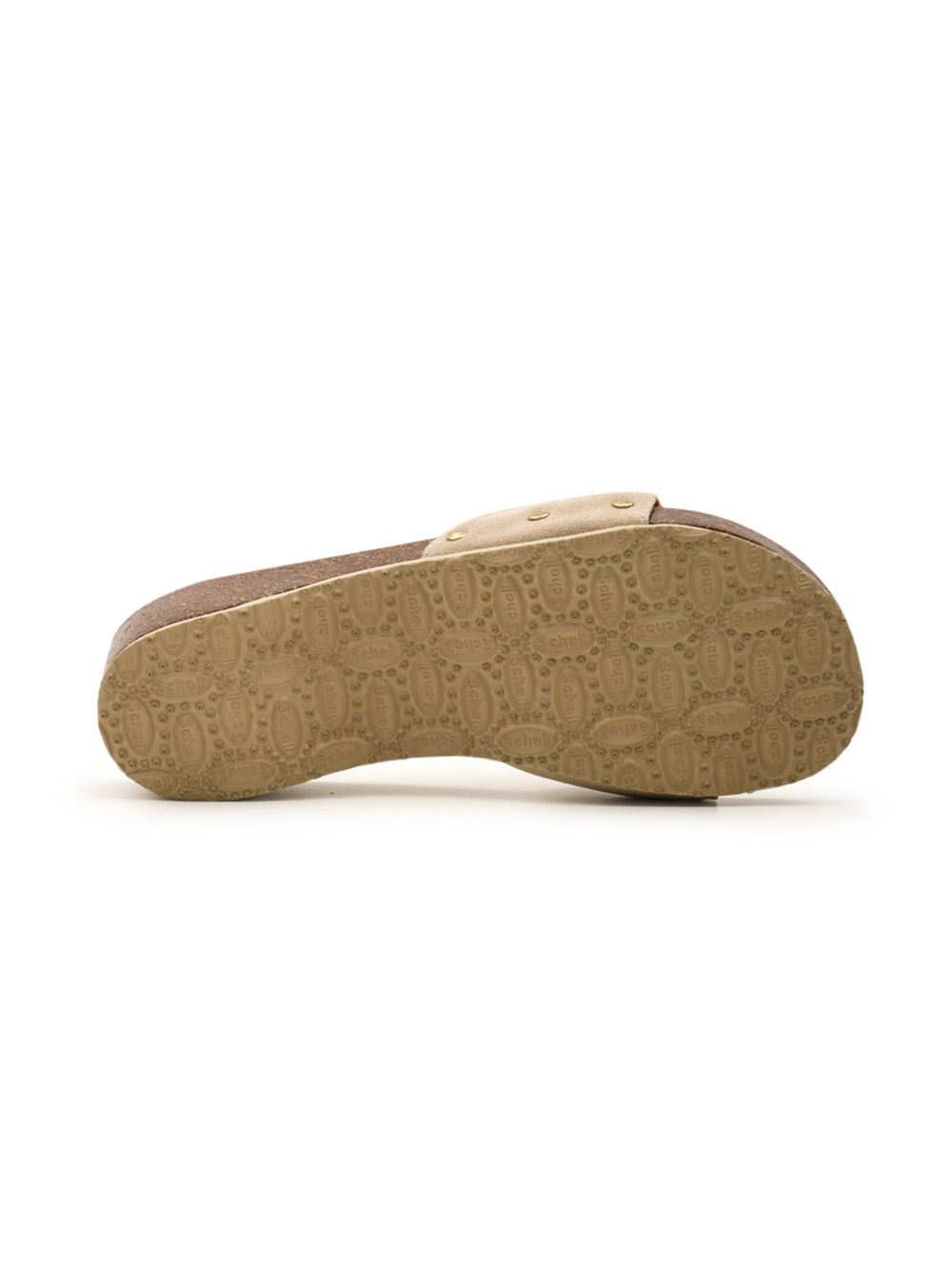 Zoccolo donna Pescura Heel Cork in pelle con fibbia