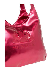 Unisex shopper bag with logo print