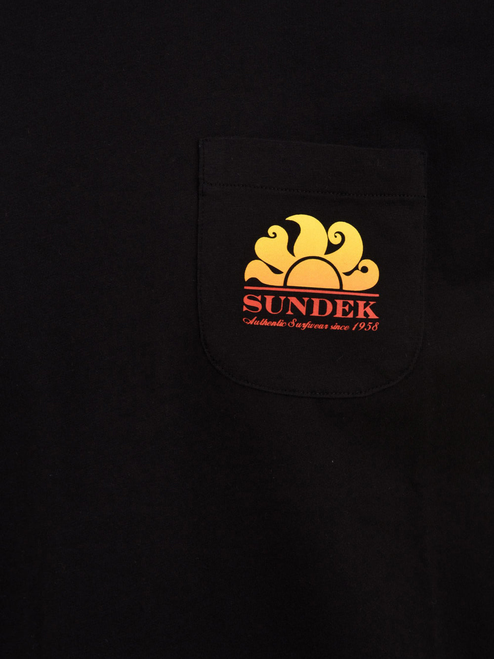 T-shirt SUNDEK Uomo M028TEJ7800 Nero