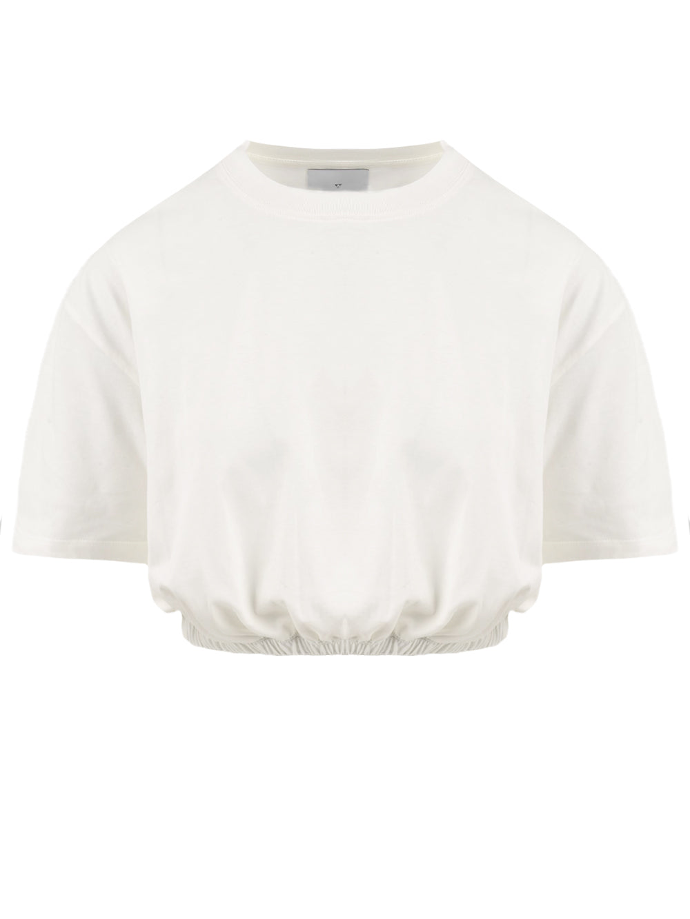 T-shirt bianca croptop Woc Donna