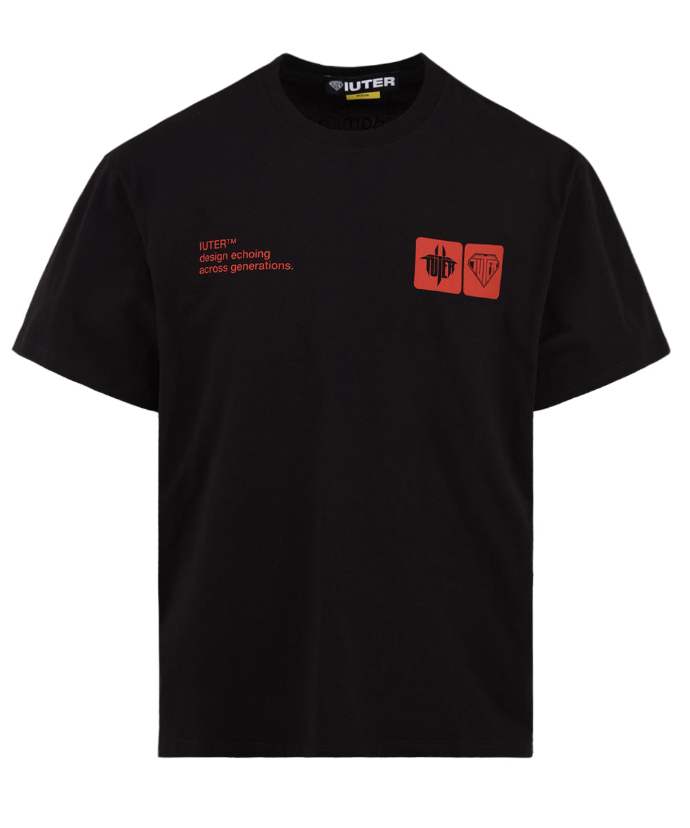 T-shirt IUTER Uomo 25SITS02 Nero