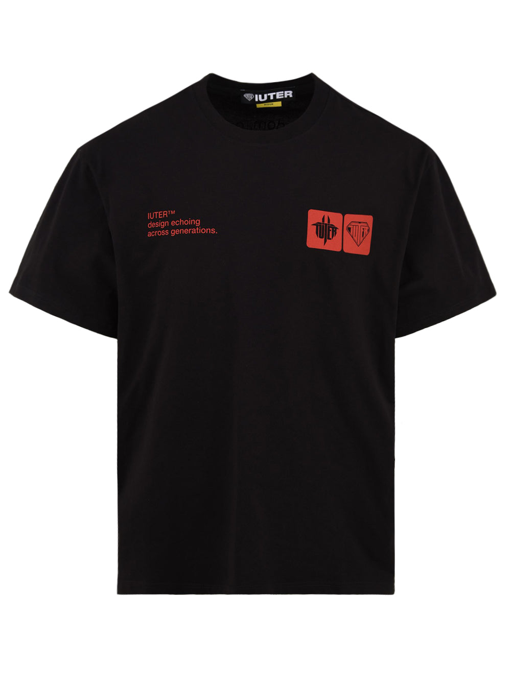 T-shirt IUTER Uomo 25SITS02 Nero