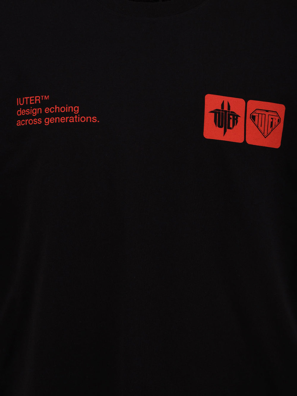 T-shirt IUTER Uomo 25SITS02 Nero