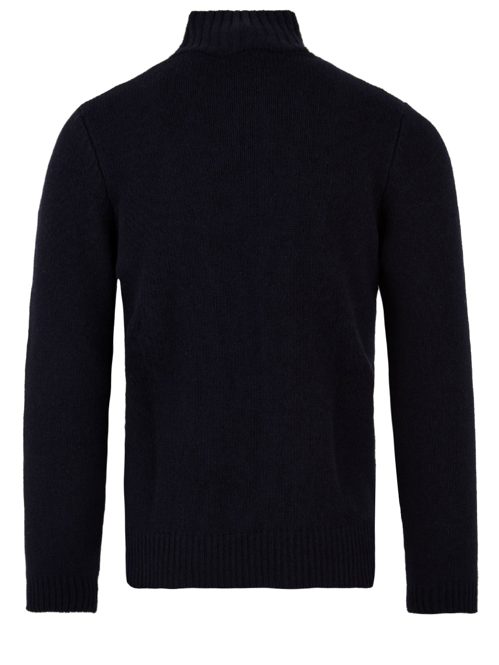 Maglione Uomo Blu navy a collo alto